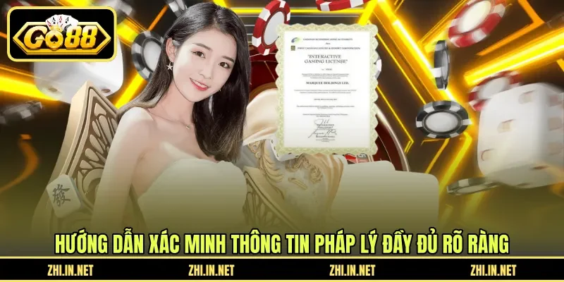 Hướng dẫn xác minh thông tin pháp lý đầy đủ rõ ràng