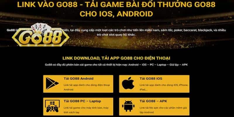 Tải app go88 chính thức cho IOS/Android Câu hỏi thường gặp khi tải